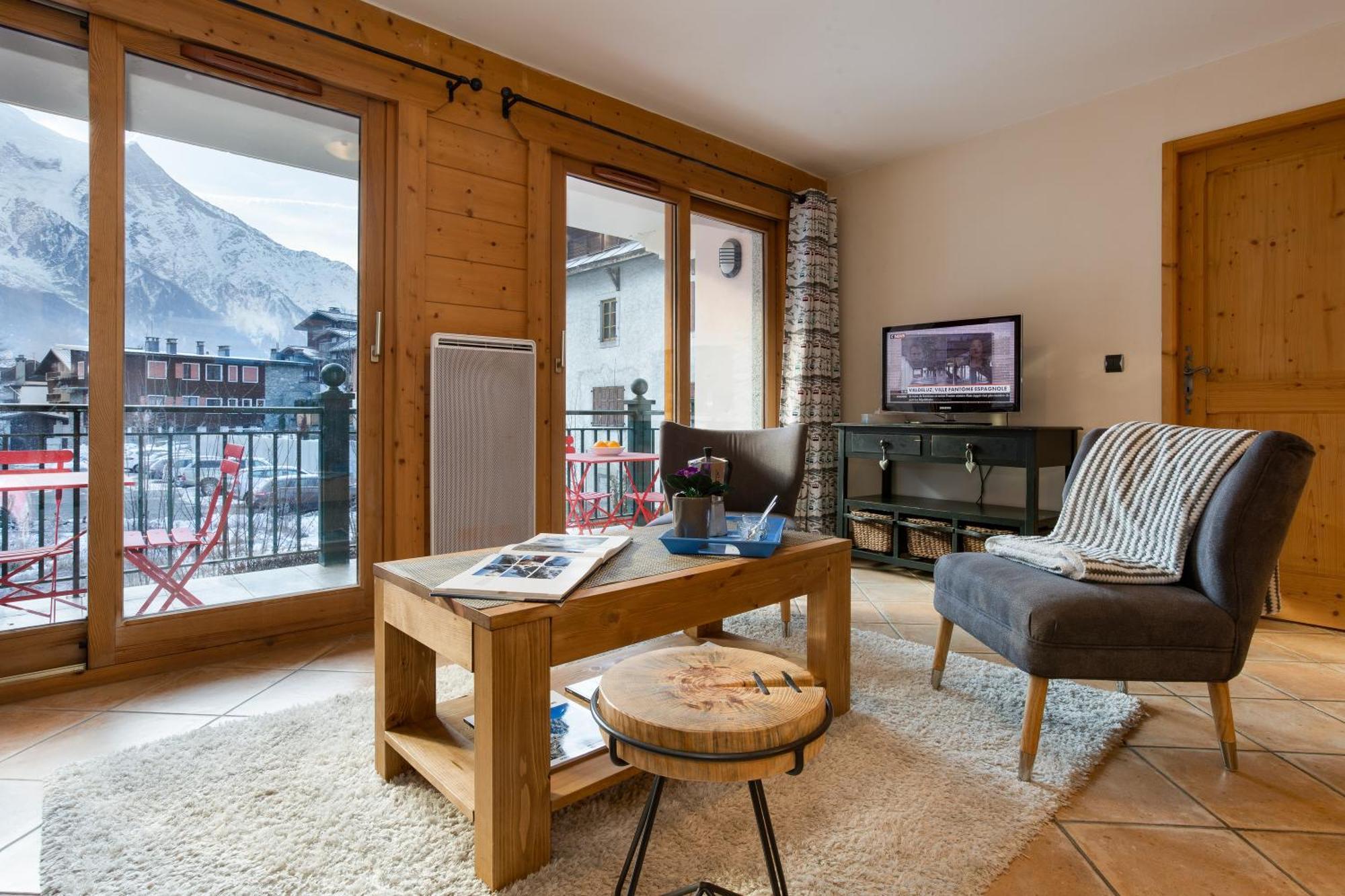 Appartement Belle Vue - Happy Rentals Chamonix Eksteriør billede