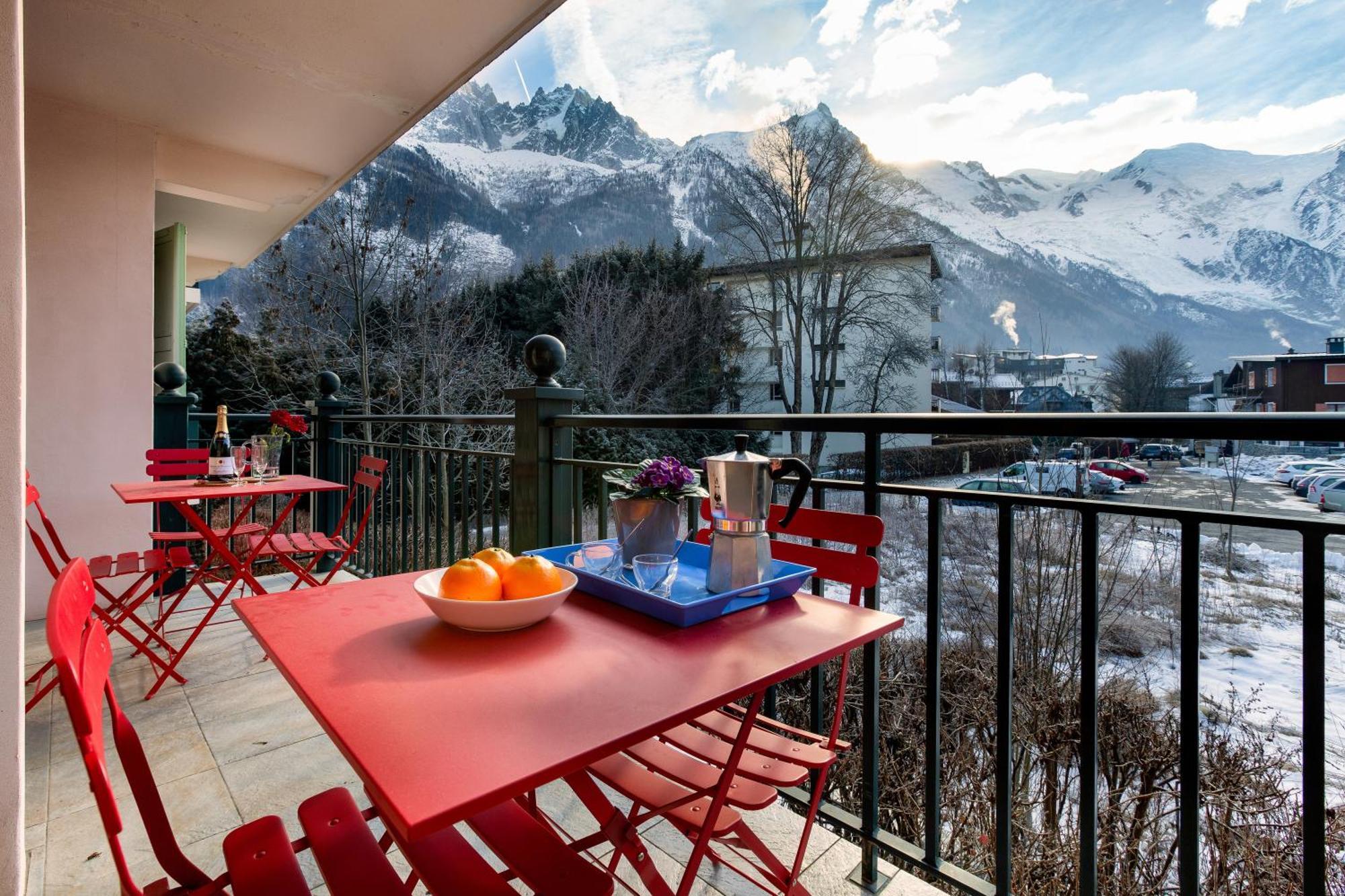 Appartement Belle Vue - Happy Rentals Chamonix Eksteriør billede