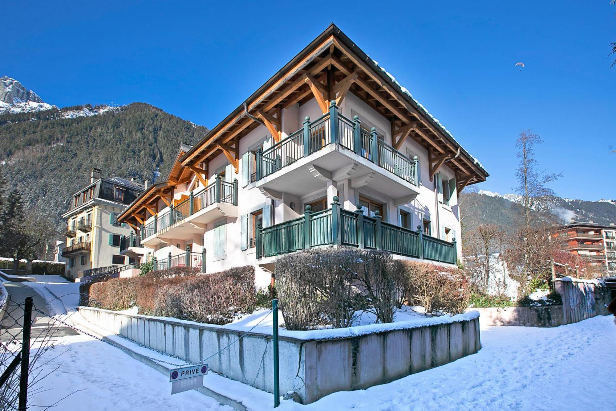 Appartement Belle Vue - Happy Rentals Chamonix Eksteriør billede